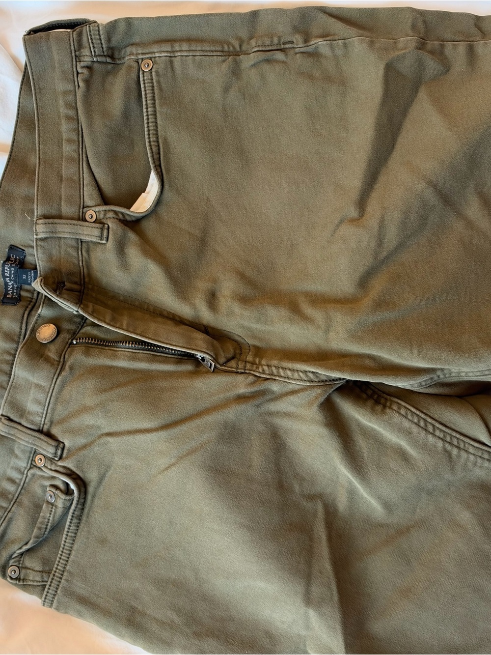 Banana Republic Olive-Tone Shorts
